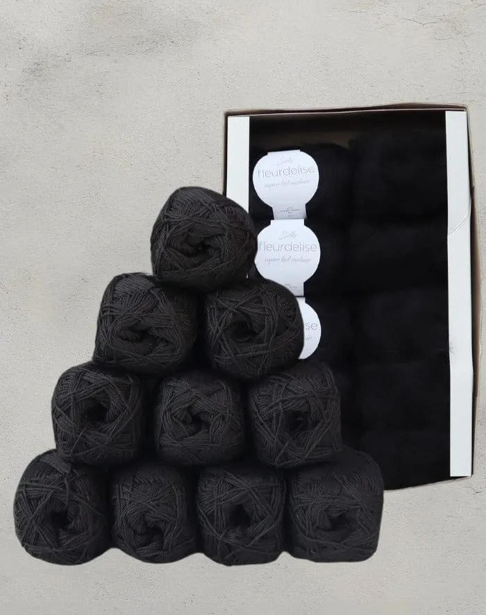 1 Kilo Uldgarn 300 m   10 ngl. Kidmohair