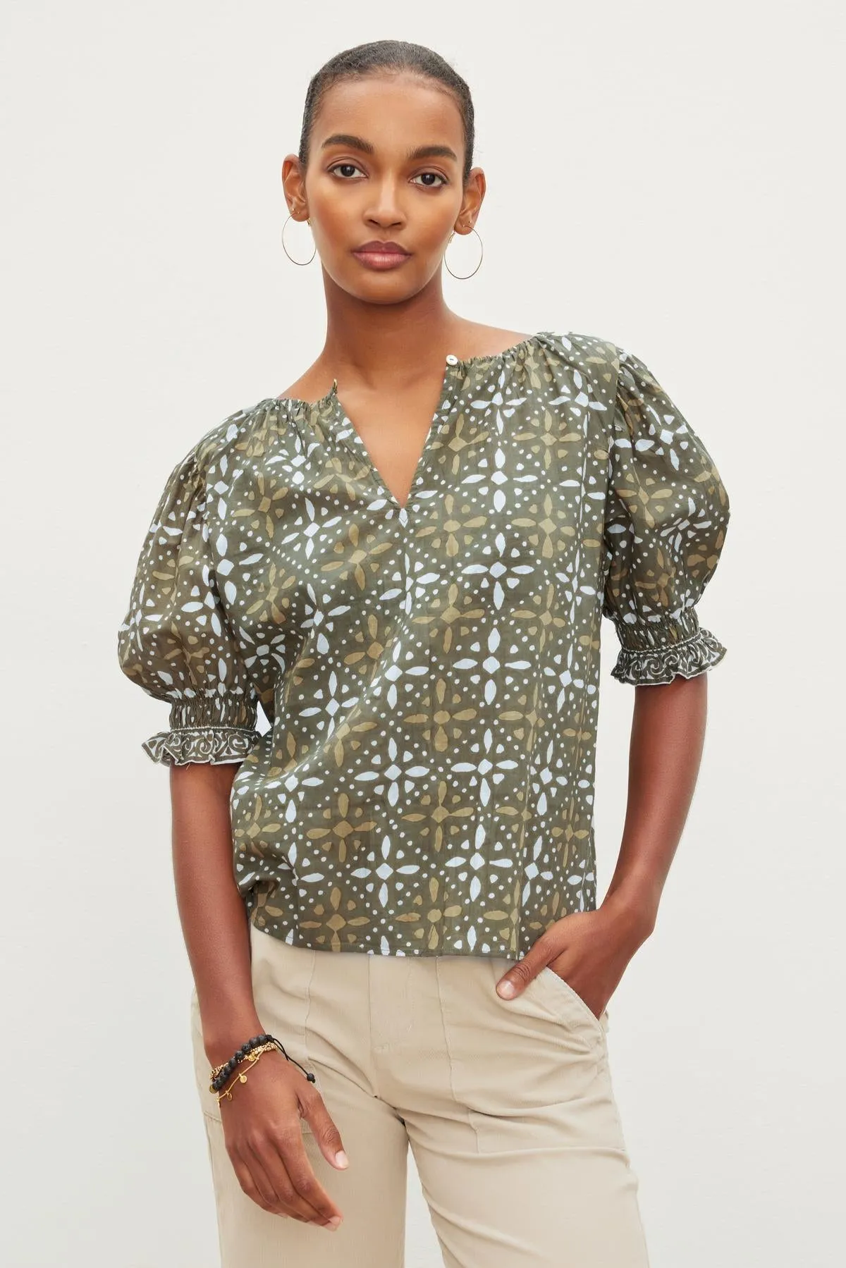 ALEX PRINTED BLOUSE