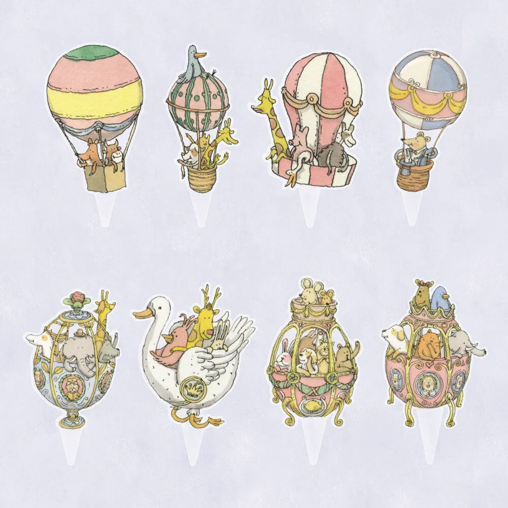 Atelier Choux Jumbo Cake Toppers - Set of 8