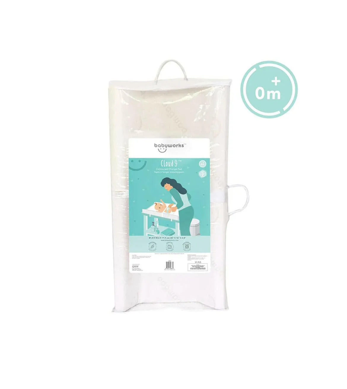 Babyworks - Cloud 9 Memory Foam Contoured Change Pad