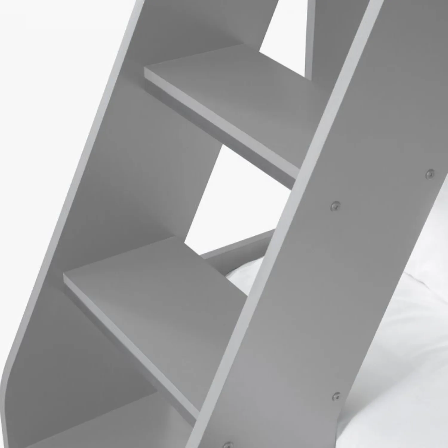 Domino Triple Sleeper Bunk Bed Light Grey
