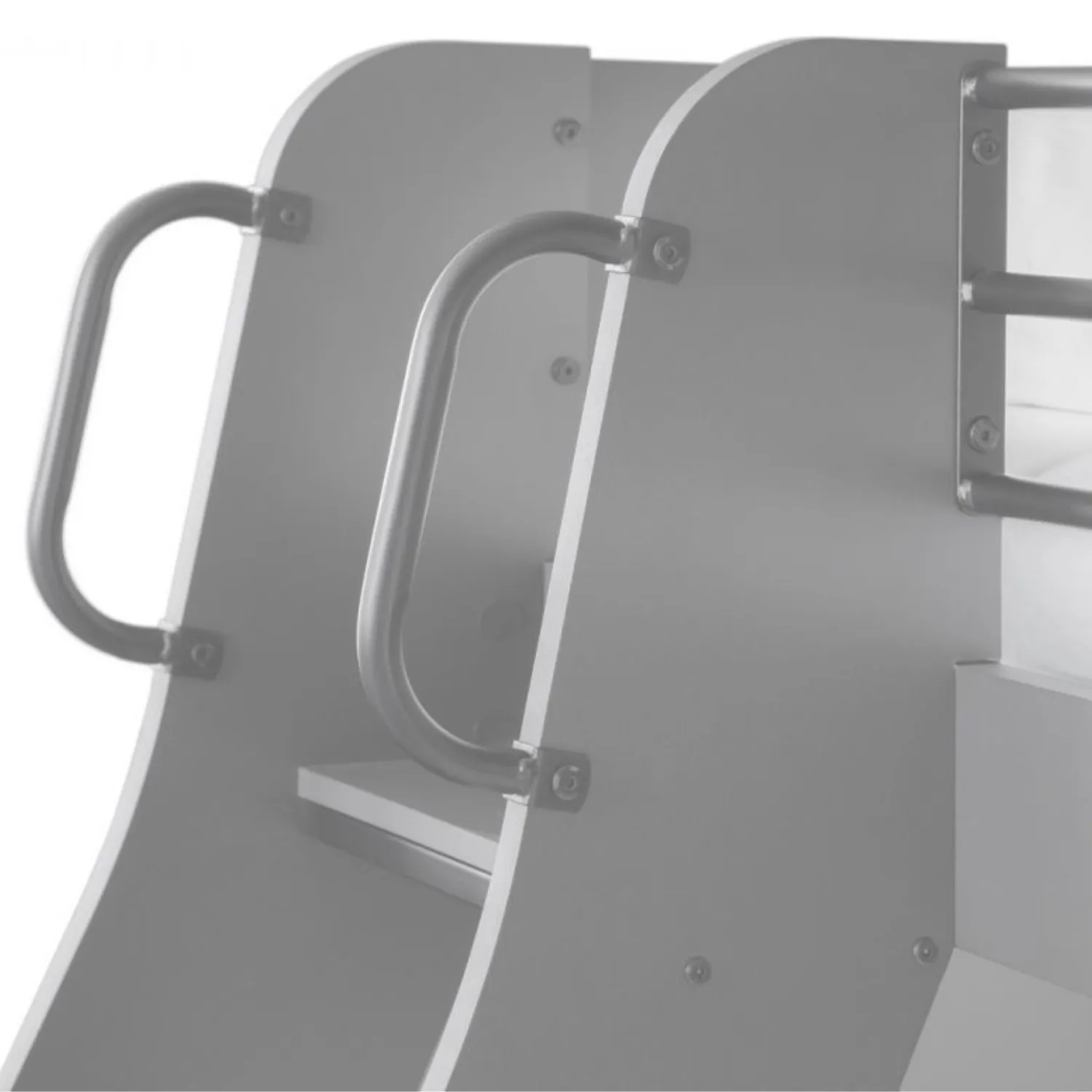 Domino Triple Sleeper Bunk Bed Light Grey