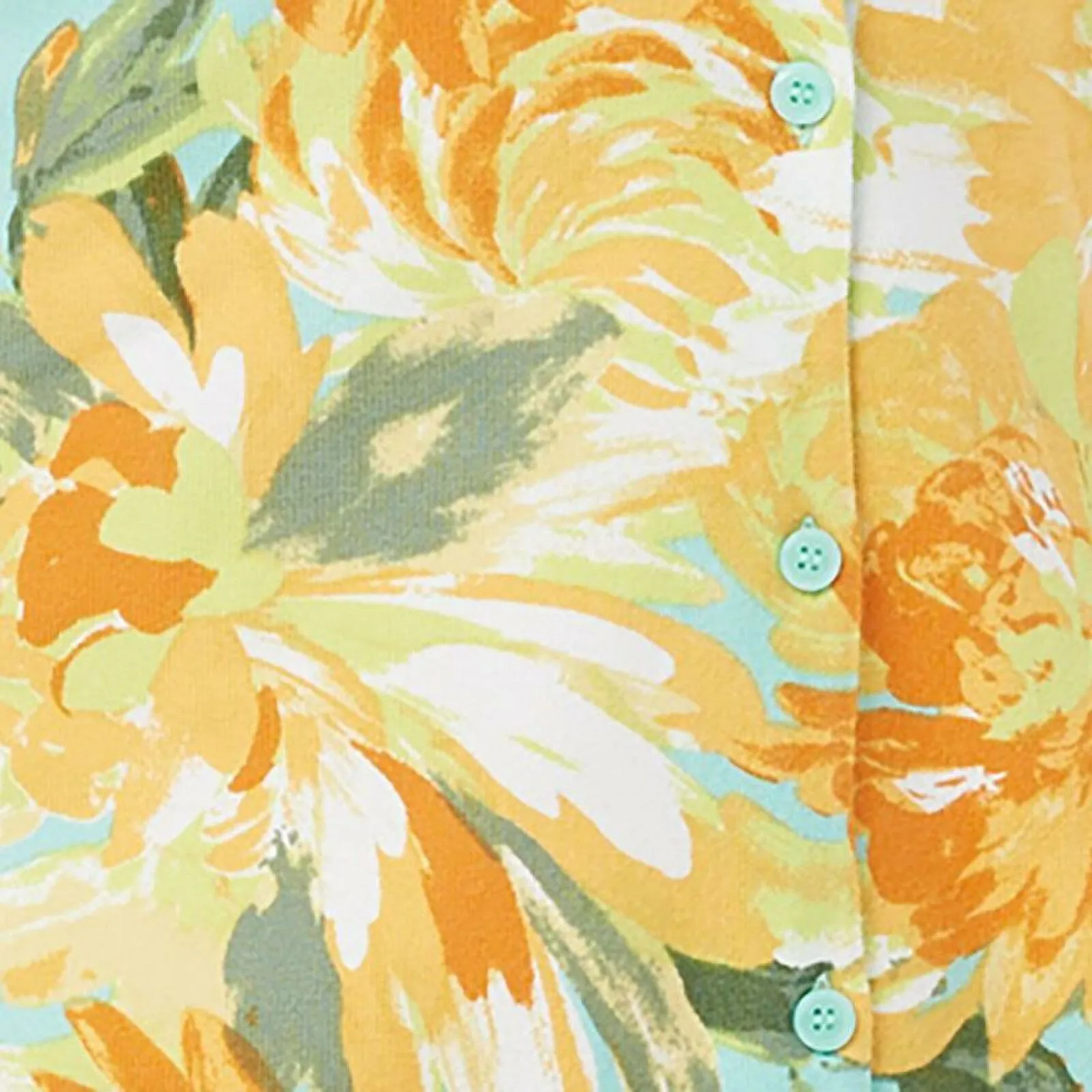 Isaac Mizrahi Live! Watercolor Floral Printed Cardigan Yellow Plus 3X
