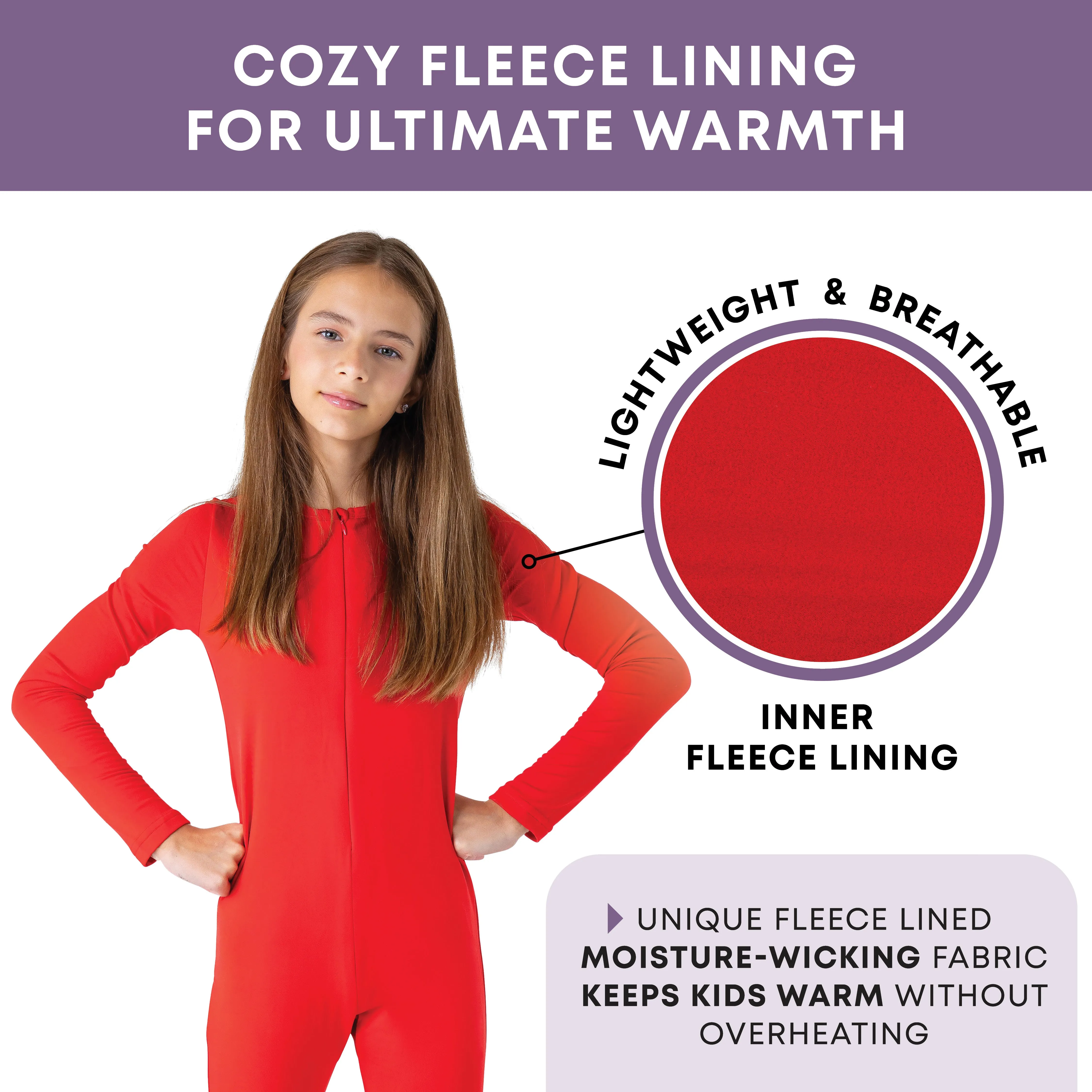 Kids Solid Fleece Onesie