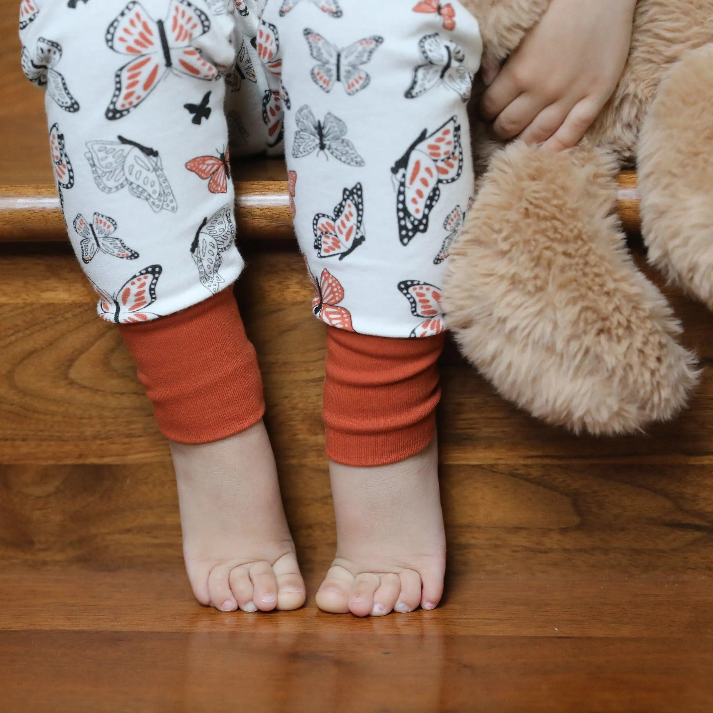 Monarch Butterfly PJ set in infant-toddler sizes