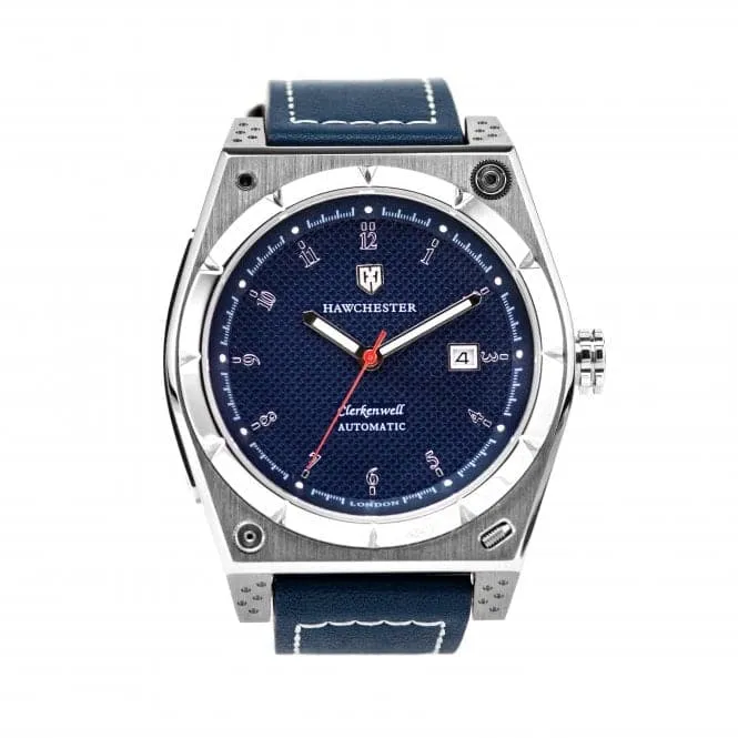 Oxford Blue Clerkenwell Automatic Watch 1774HCLBLUA