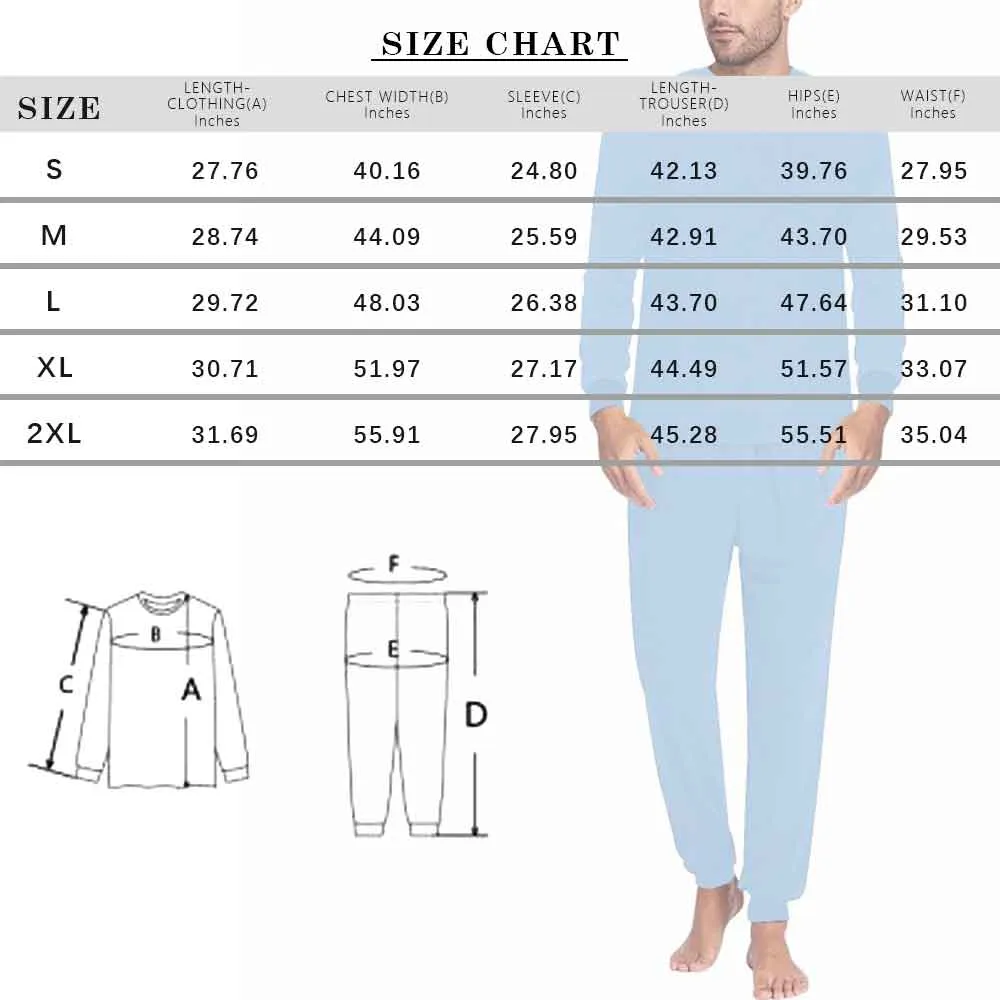 Personalized Family Matching Long Sleeve Pajamas Set Custom Face Christmas Santa Claus Nightwear