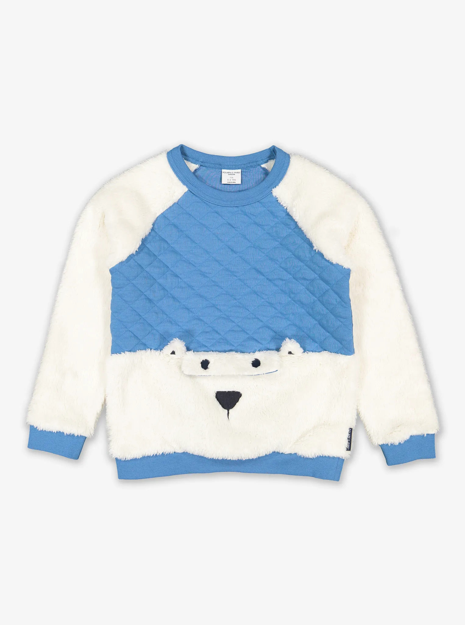 Polar Bear Pocket Fleece Sweatshirt