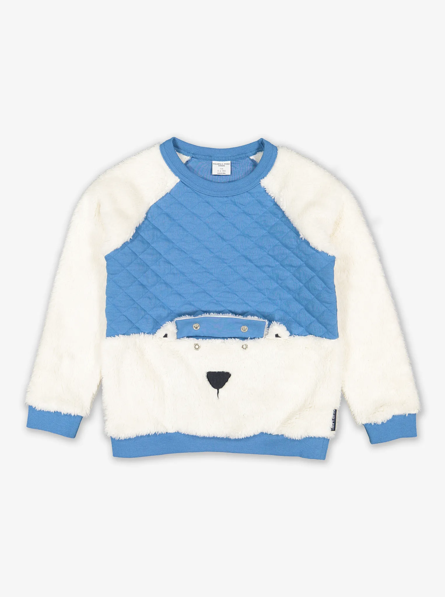 Polar Bear Pocket Fleece Sweatshirt