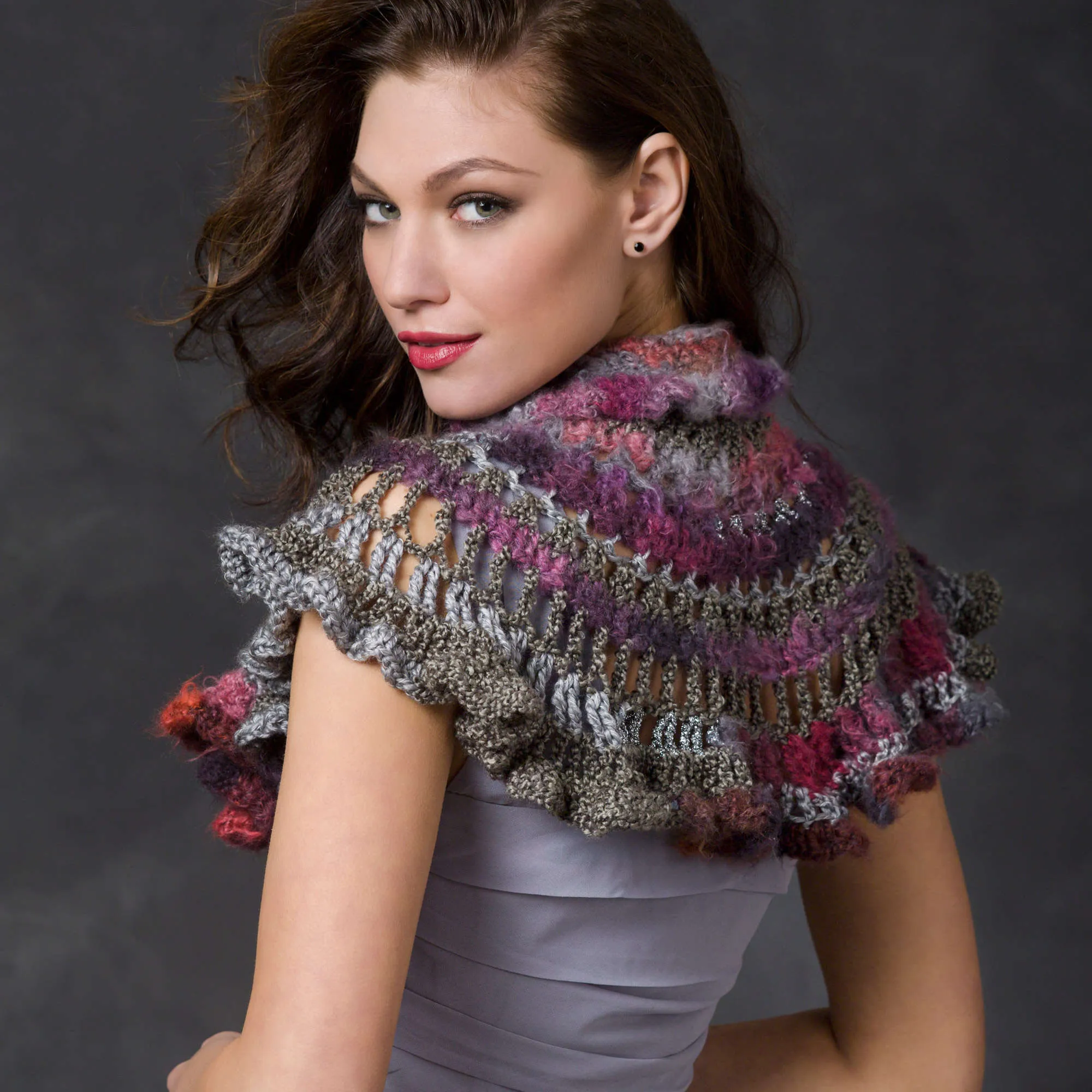 Red Heart Crochet Renaissance Capelet