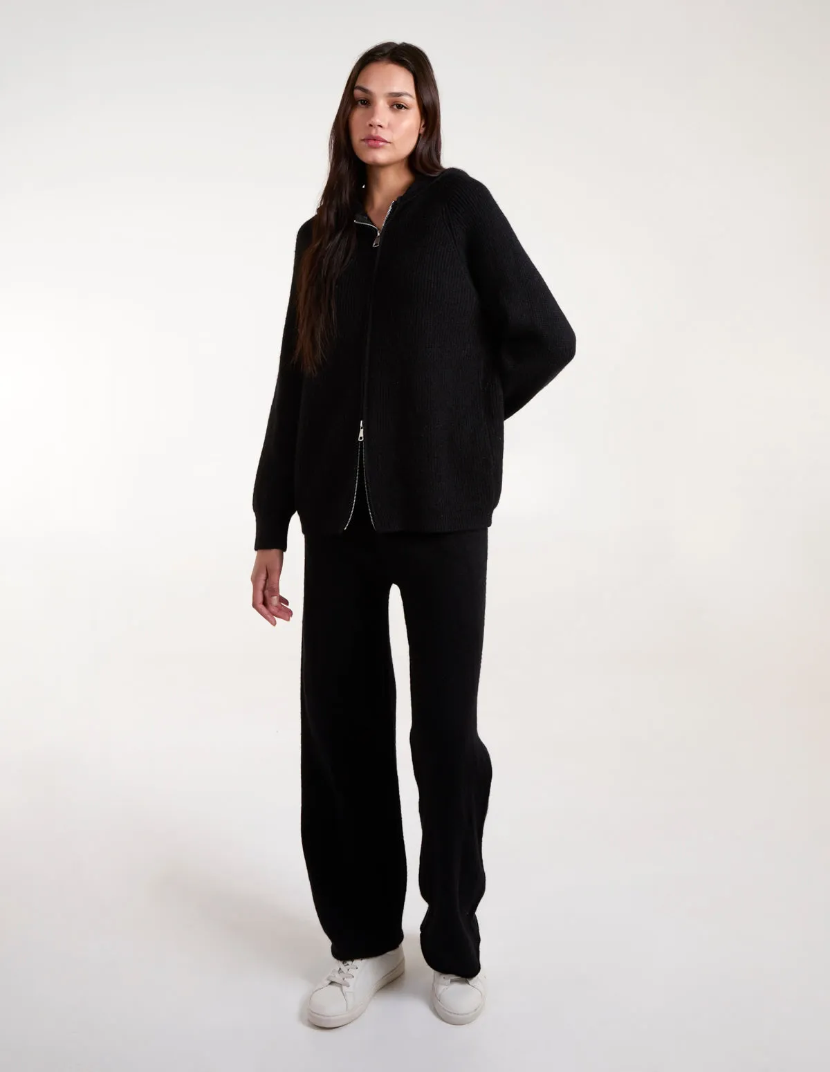 Zip Front Hoodie Tracksuit Set
