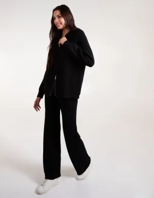 Zip Front Hoodie Tracksuit Set